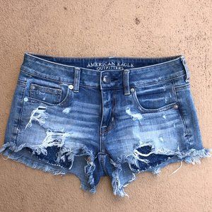 American Eagle Shortie Super Stretch Denim Shorts